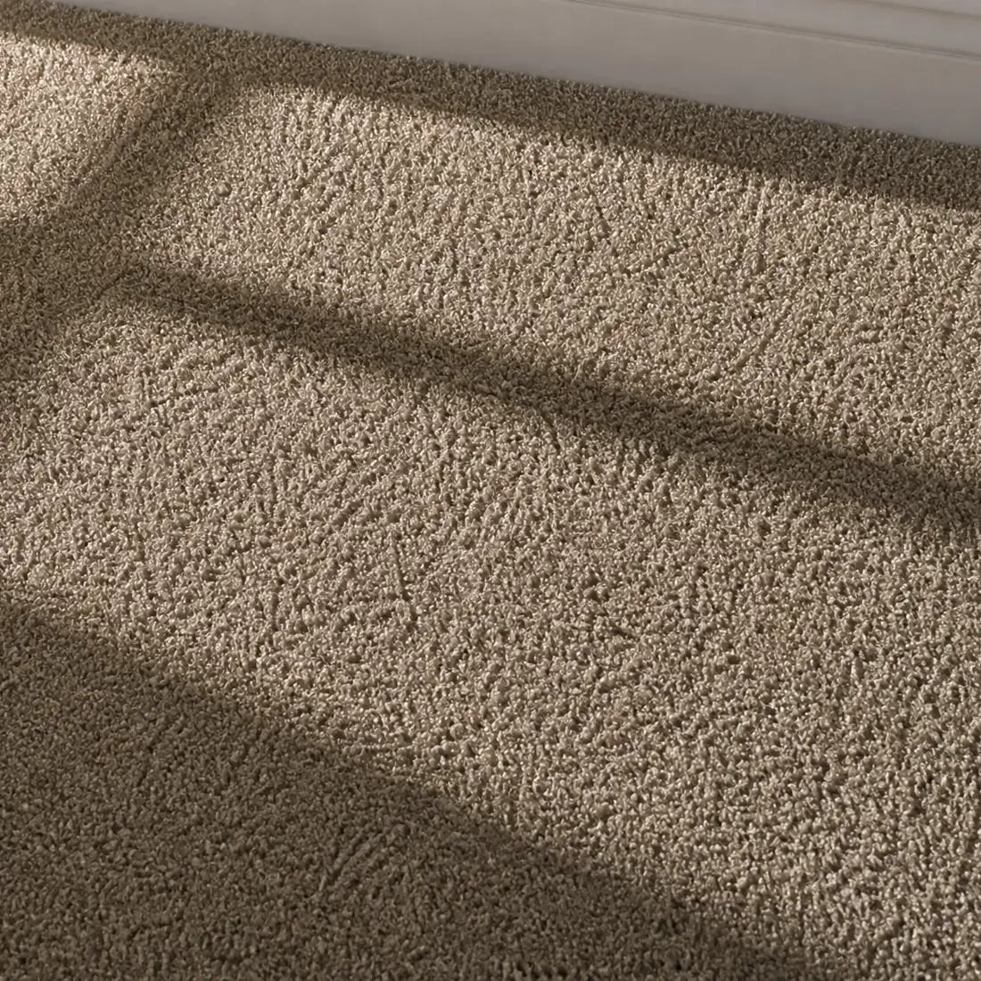Carpet in raking light, close up
